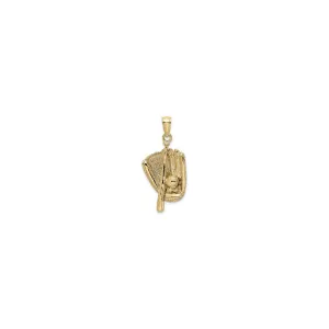 Baseball, Glove and Bat Pendant (14K)