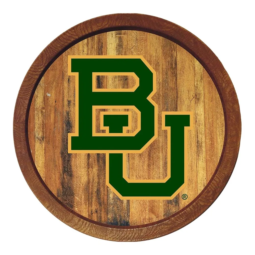 Baylor Bears: "Faux" Barrel Top Sign
