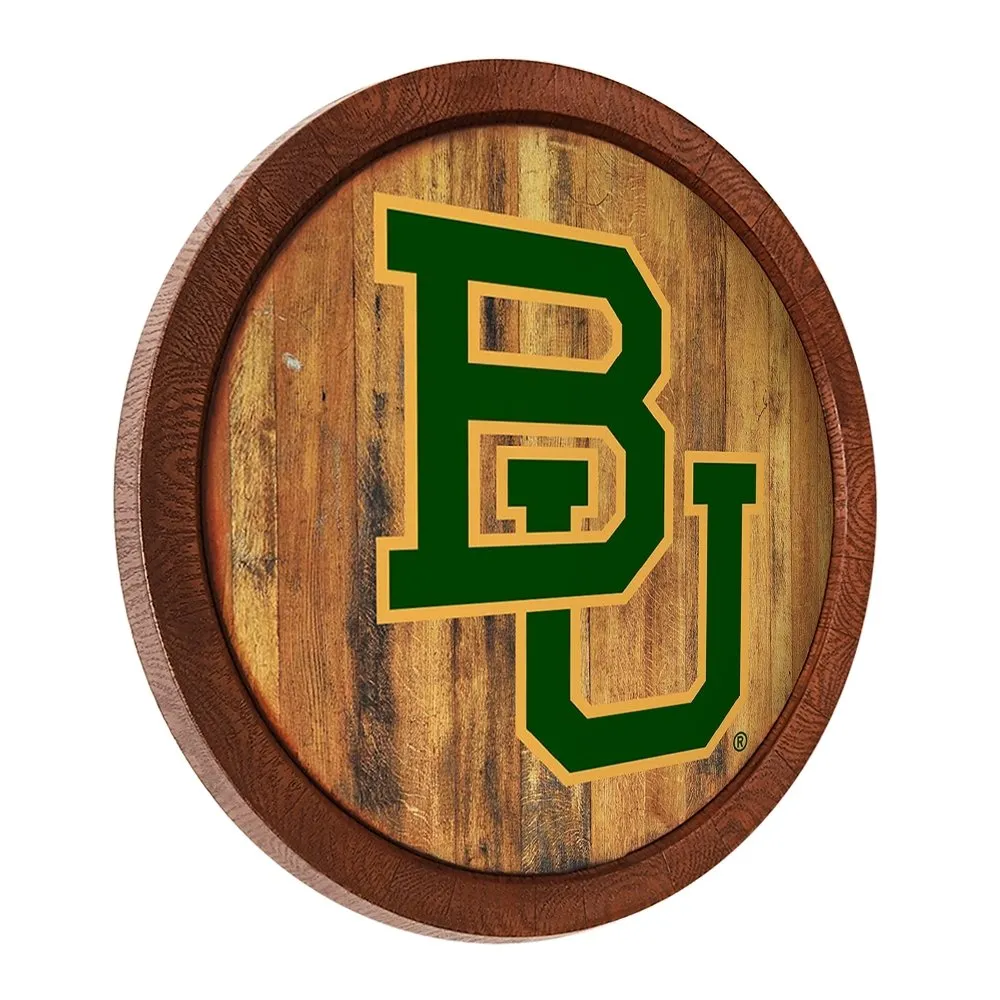 Baylor Bears: "Faux" Barrel Top Sign