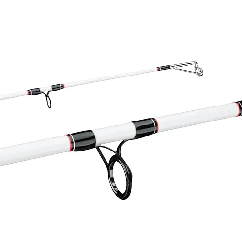 Berkley 8’ Big Game Spinning Rod, Two Piece Surf Rod, 12-30lb Line Rating, Medium Heavy Rod Power, Moderate Fast Action, 1-4 oz. Lure Rating