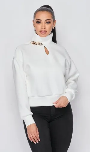 Best of Chin White Sweater