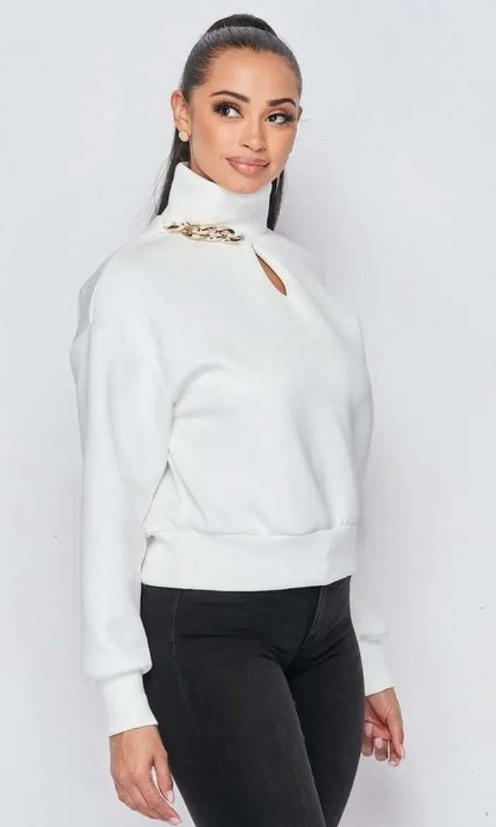 Best of Chin White Sweater