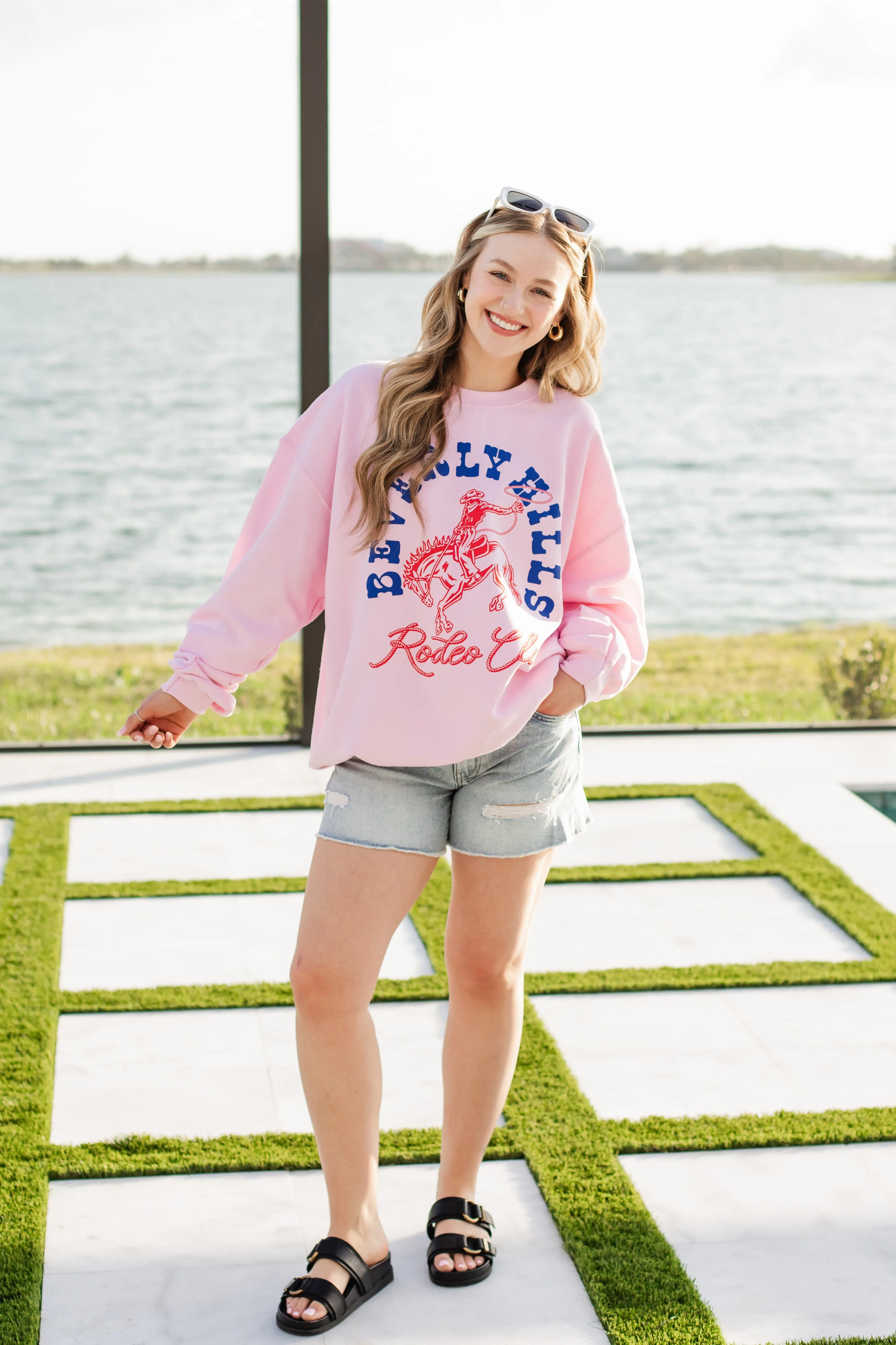 beverly hills rodeo club sweatshirt