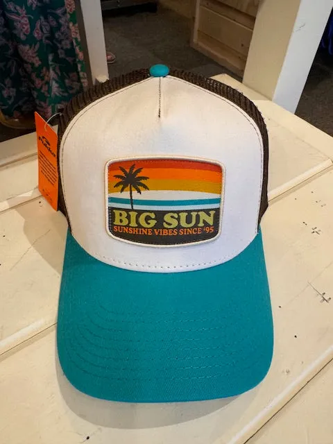 Big Sun Retro Patch Trucker Hat - NEW