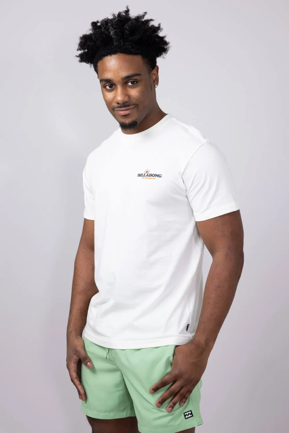 Billabong No Pressure Premium T-Shirt for Men in Off White | 24A351514-OFW