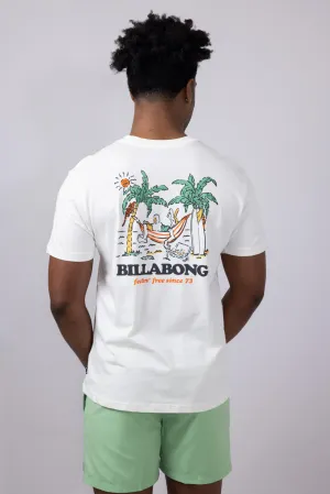Billabong No Pressure Premium T-Shirt for Men in Off White | 24A351514-OFW