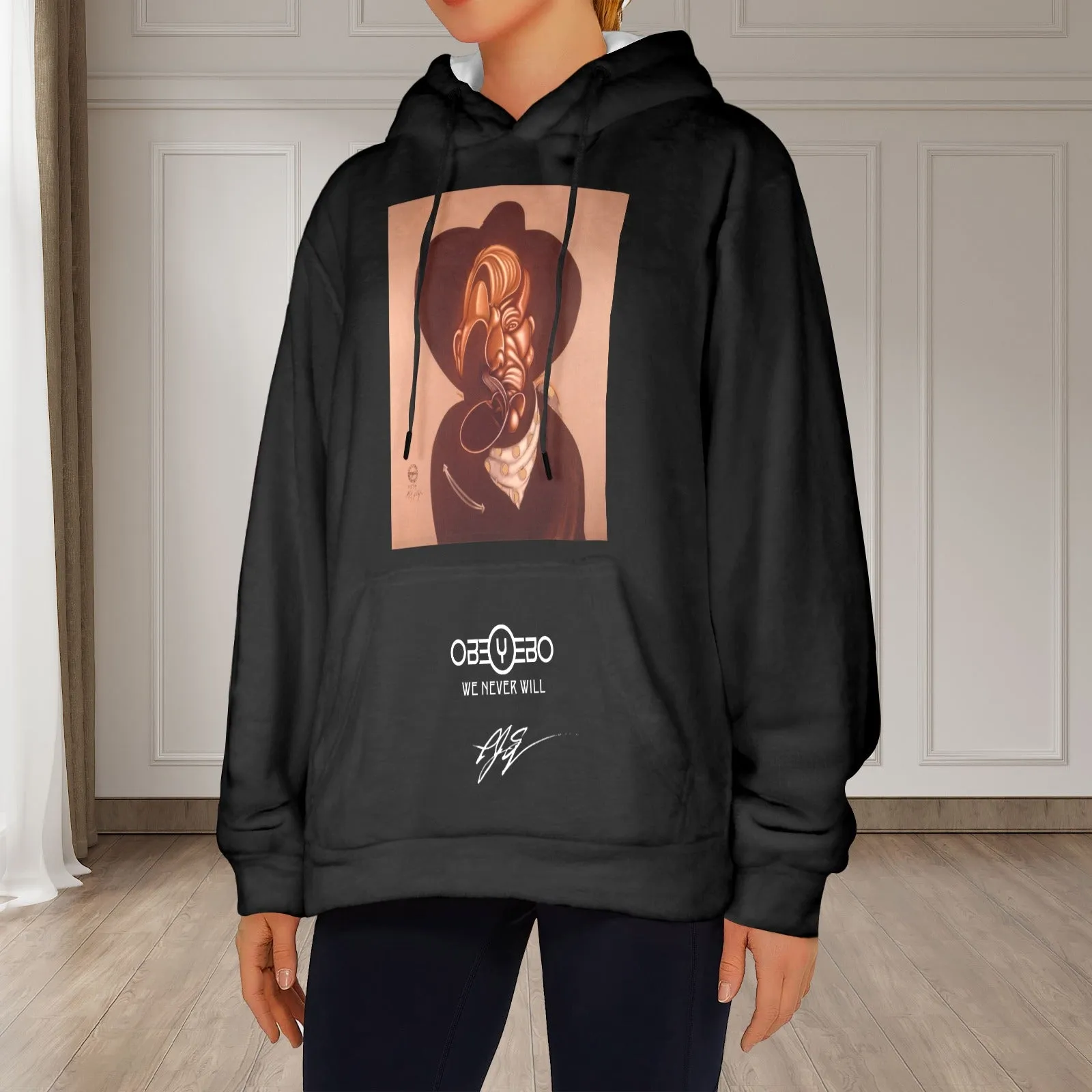 Billy the Bacon Women's Flannel Hoodie