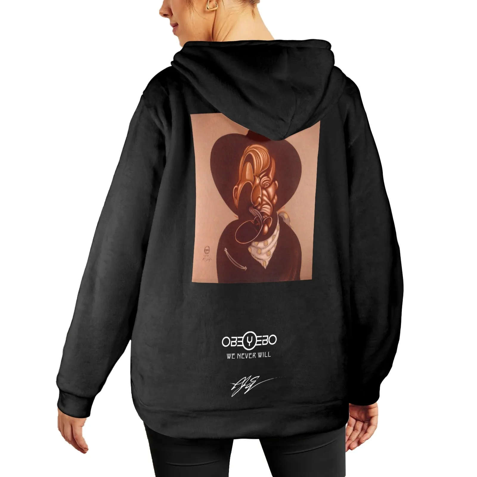 Billy the Bacon Women's Flannel Hoodie