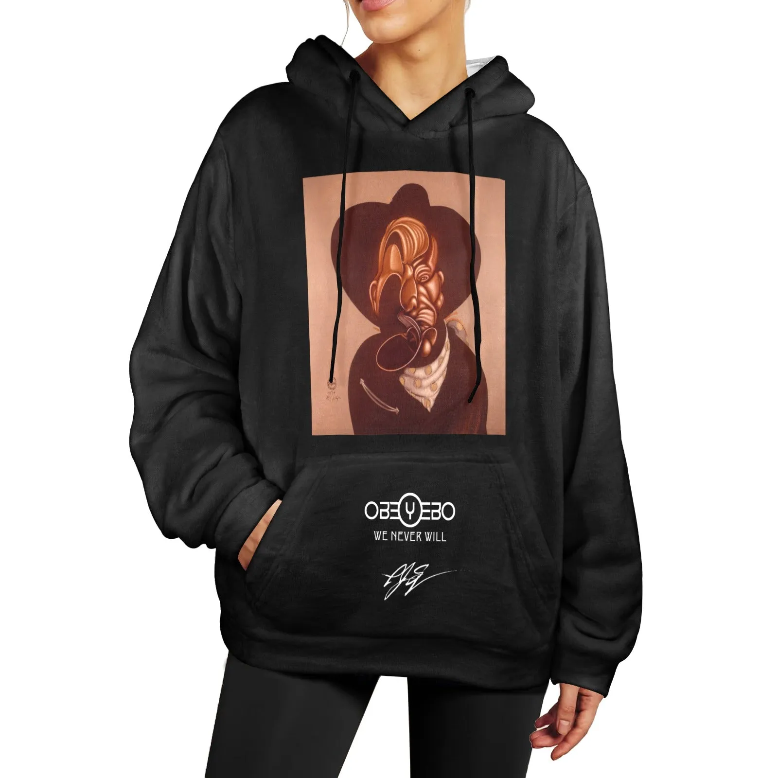 Billy the Bacon Women's Flannel Hoodie