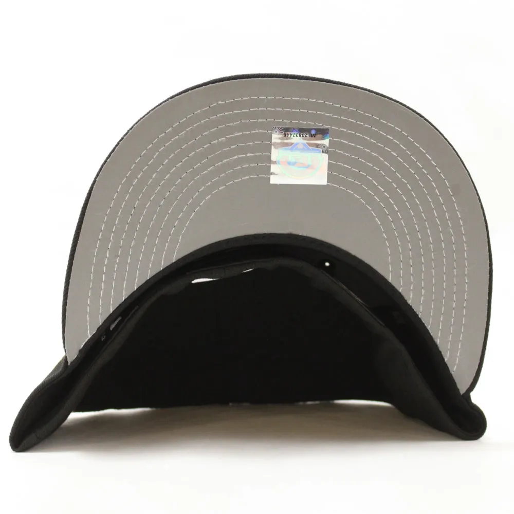 Birmingham Barons Southern League Patch New Era 59Fifty Fitted hat (GITD Black 3M REFLECTIVE UNDER BRIM)