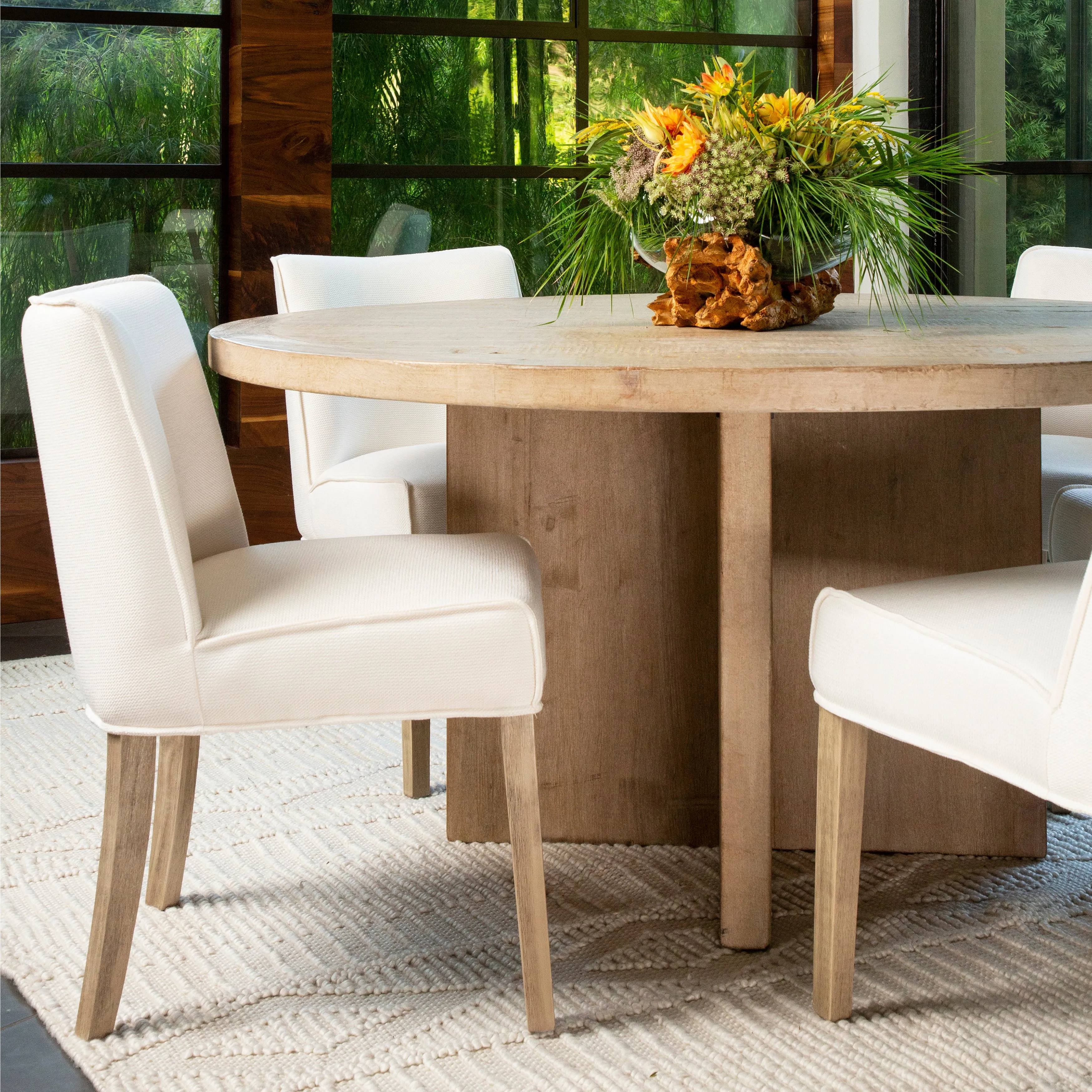 Bistro Elegance Upholstered Diner Seat