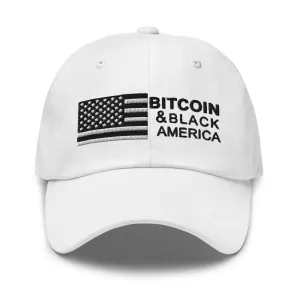 Bitcoin & Black America Retro Hat
