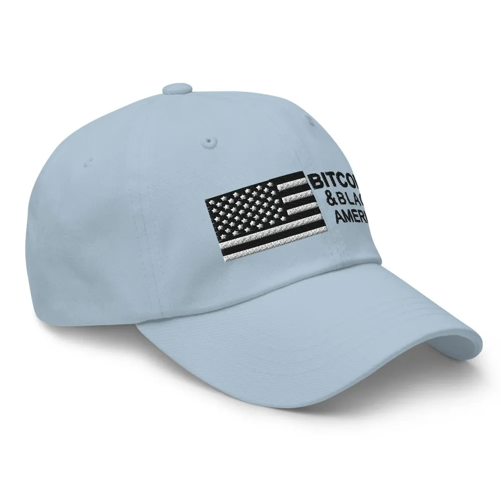 Bitcoin & Black America Retro Hat