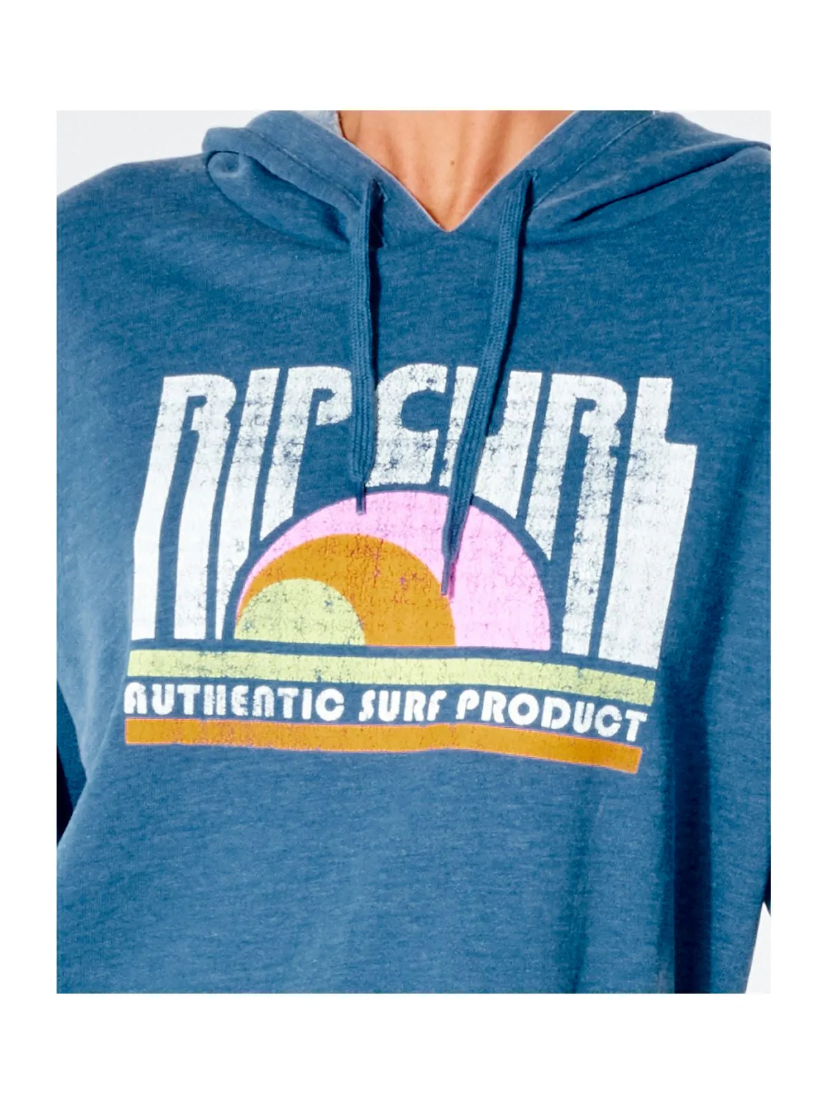 Bluza dresowa damska RIP CURL Wave Shapers Hood - niebieski
