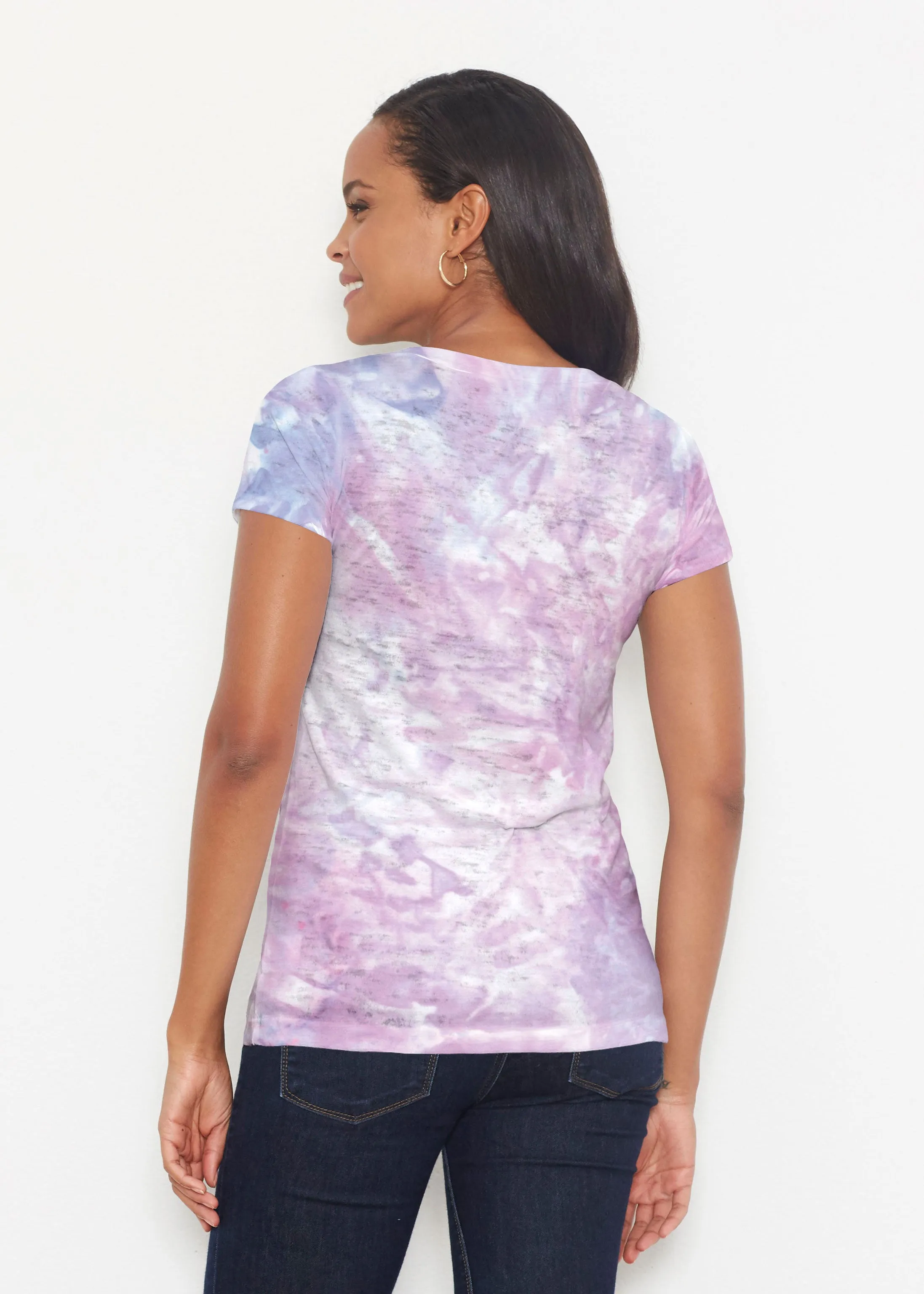 Boho Ice (16230) ~ Short Sleeve Scoop Shirt