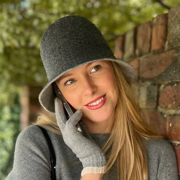 Boston 100% Wool Cloche Hat