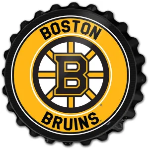 Boston Bruins: Bottle Cap Wall Sign