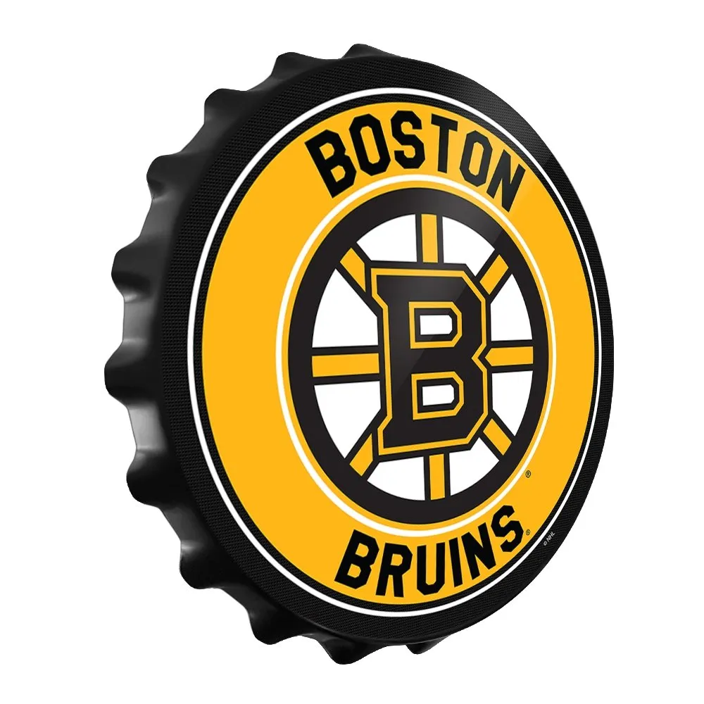 Boston Bruins: Bottle Cap Wall Sign