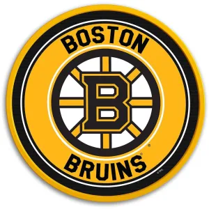 Boston Bruins: Modern Disc Wall Sign