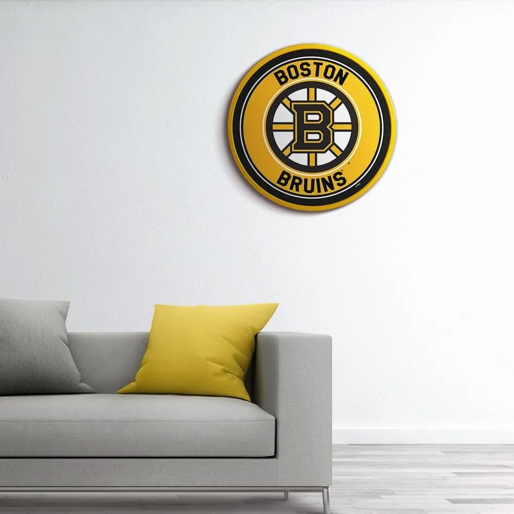 Boston Bruins: Modern Disc Wall Sign