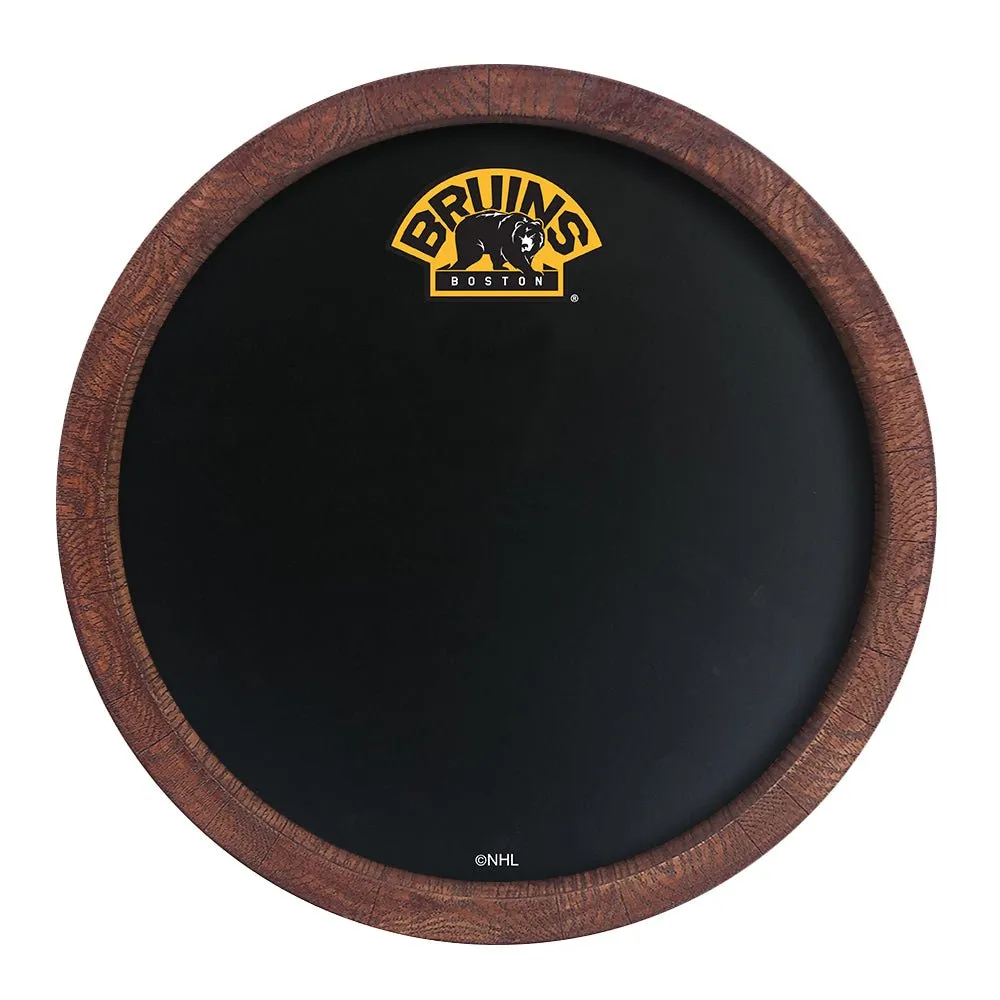 Boston Bruins: Secondary Logo - Barrel Top Chalkboard Sign