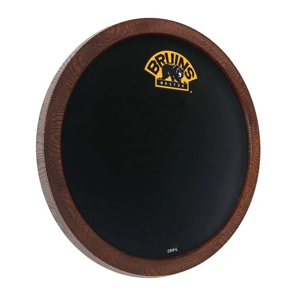 Boston Bruins: Secondary Logo - Barrel Top Chalkboard Sign