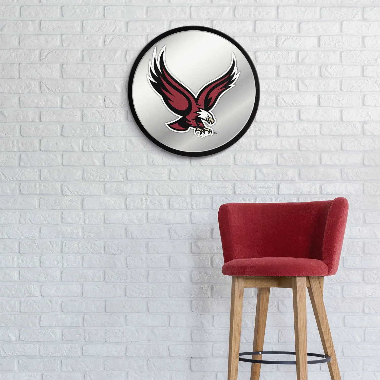Boston College Eagles: Eagle - Modern Disc Mirrored Wall Sign