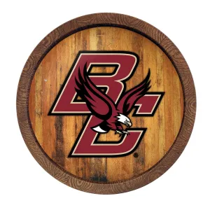Boston College Eagles: "Faux" Barrel Top Sign