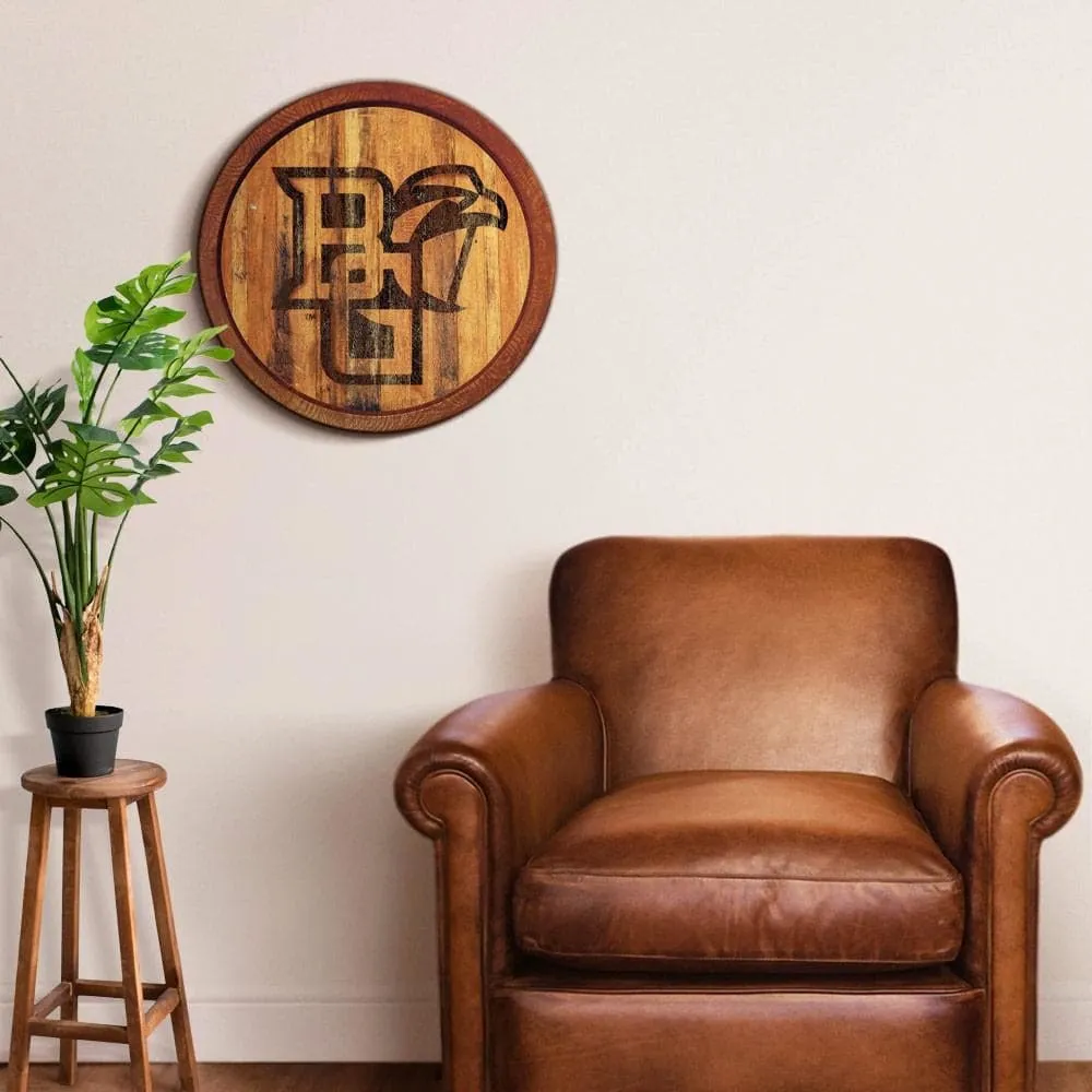 Bowling Green Falcons: Branded "Faux" Barrel Top Sign