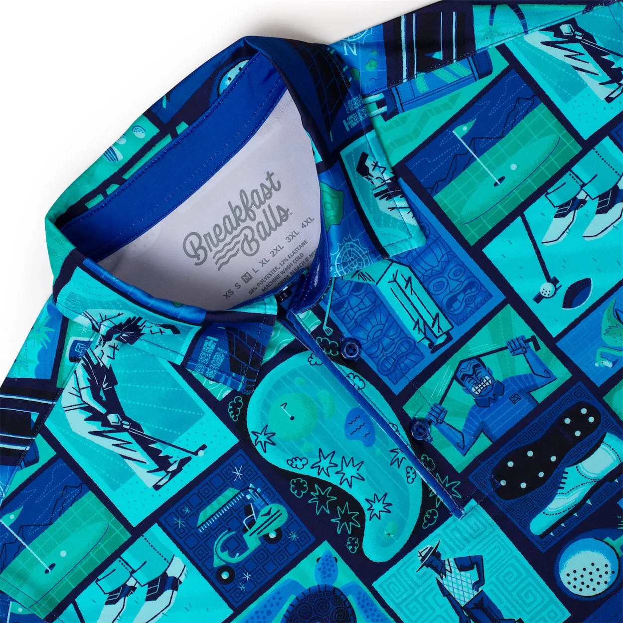 Breakfast Balls® “Tee-ki Time" – All-Day Polo