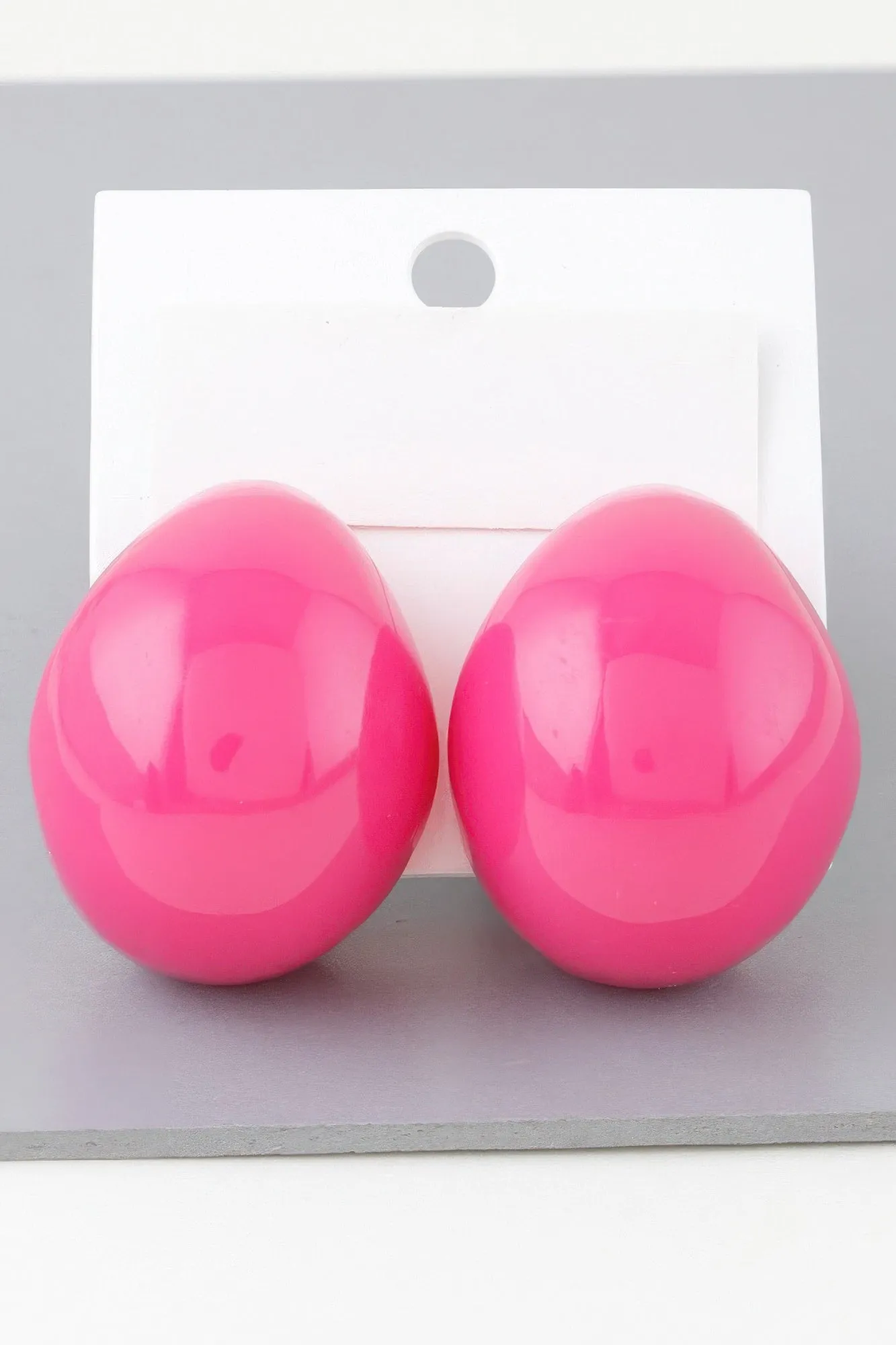 Bright Retro Dome Earrings