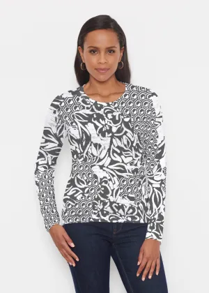 Brookie Black (8177) ~ Signature Long Sleeve Crew Shirt