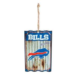 Buffalo Bills, Metal Corrugate Ornament,3ot3803mc