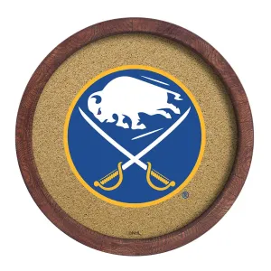 Buffalo Sabres: Barrel Top Cork Note Board