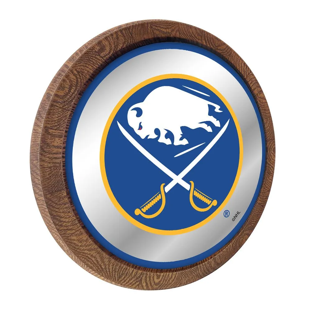 Buffalo Sabres: Mirrored Barrel Top Wall Sign