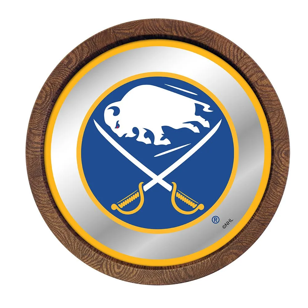 Buffalo Sabres: Mirrored Barrel Top Wall Sign