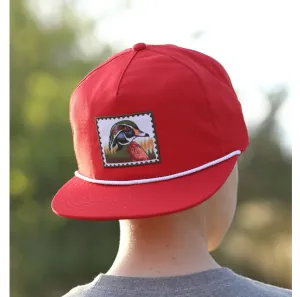 Burlebo Youth Red Duck Stamp Hat