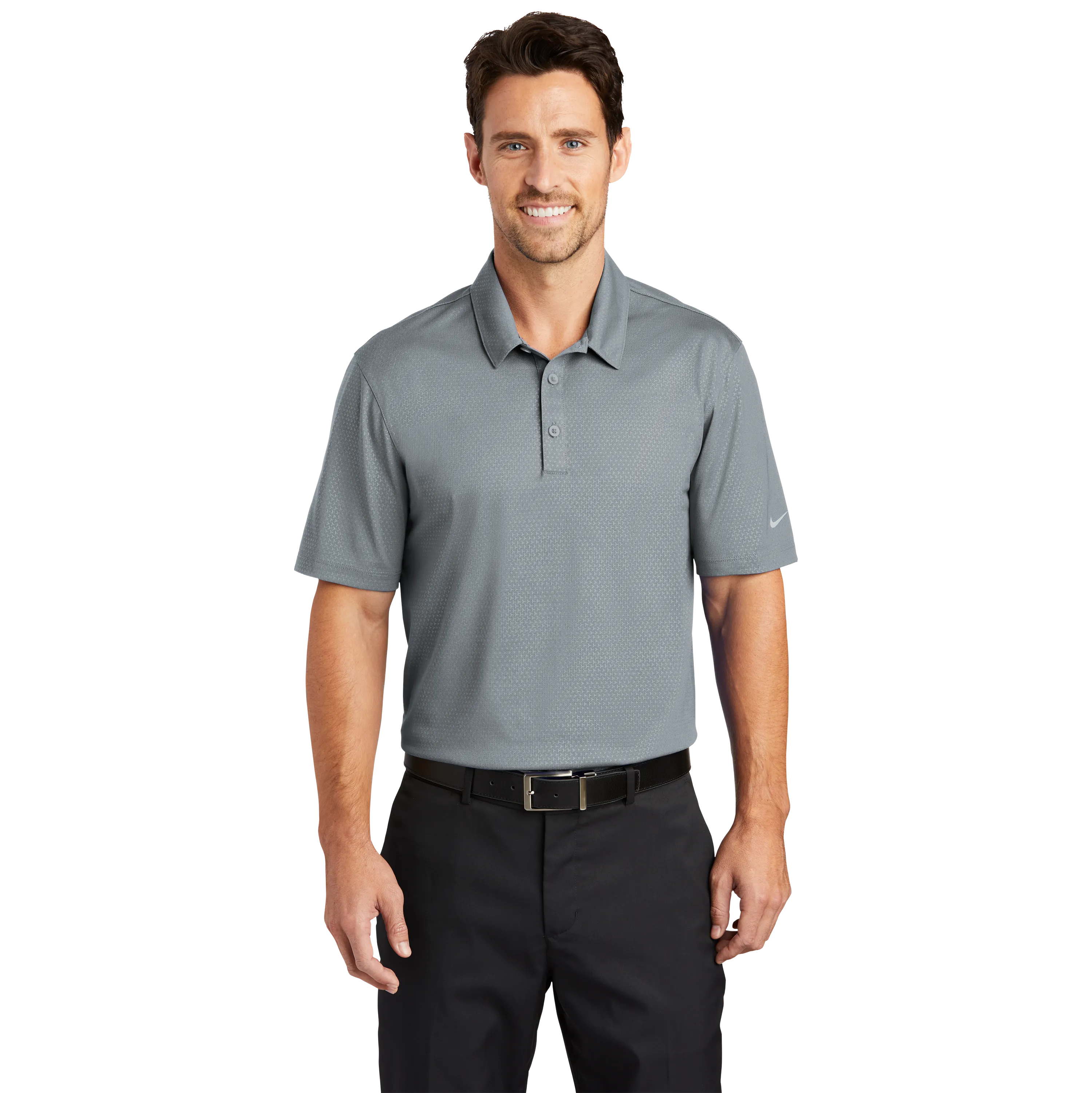 C2418 Dri-FIT Embossed Tri-Blade Polo