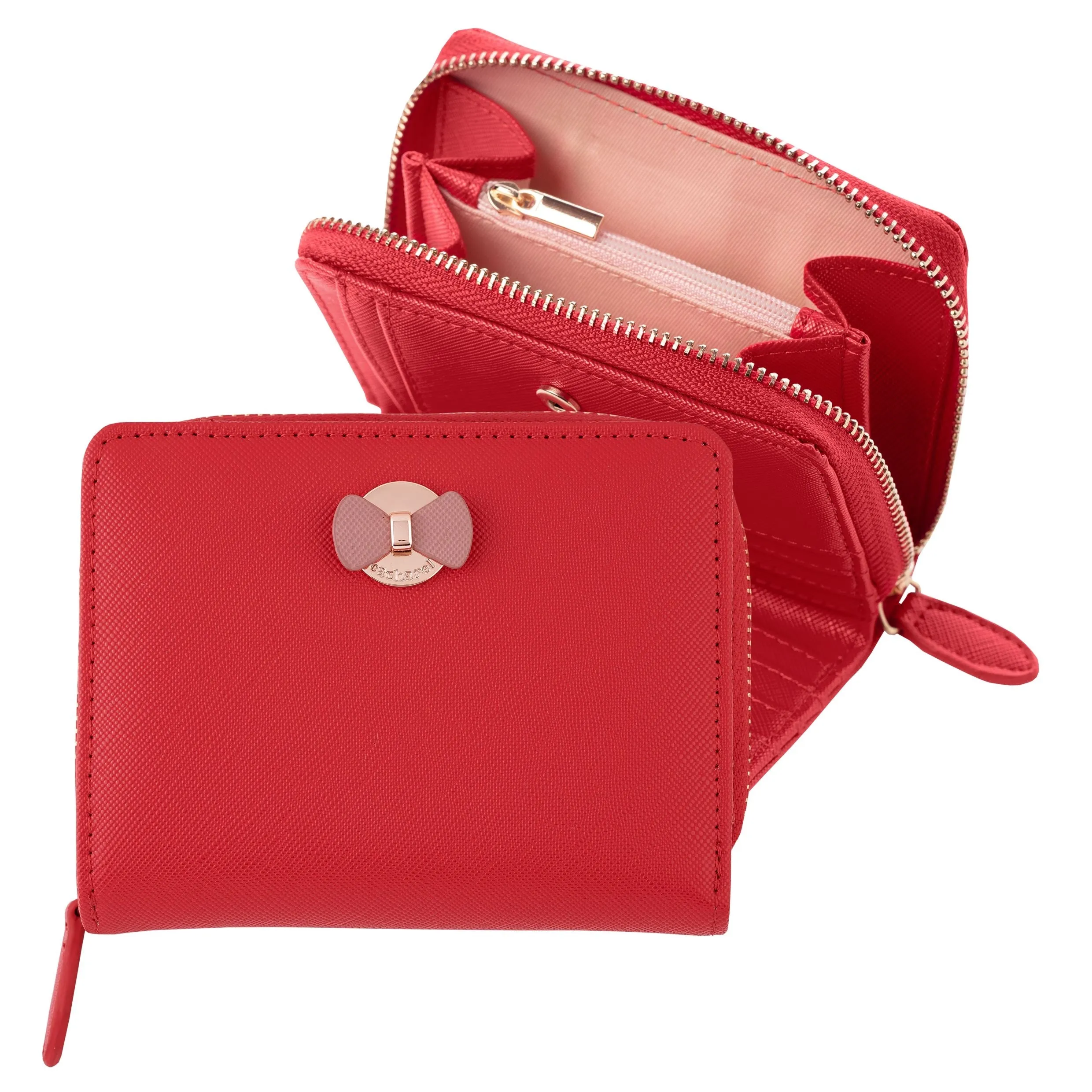 Cacharel CEM034P-Money wallet Hortense Bright Red