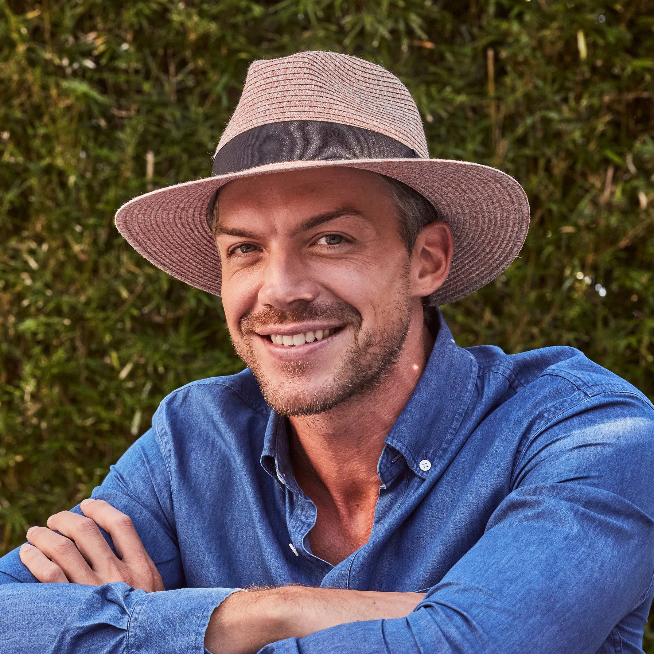 Café Fedora Hat - Old Rose Pink