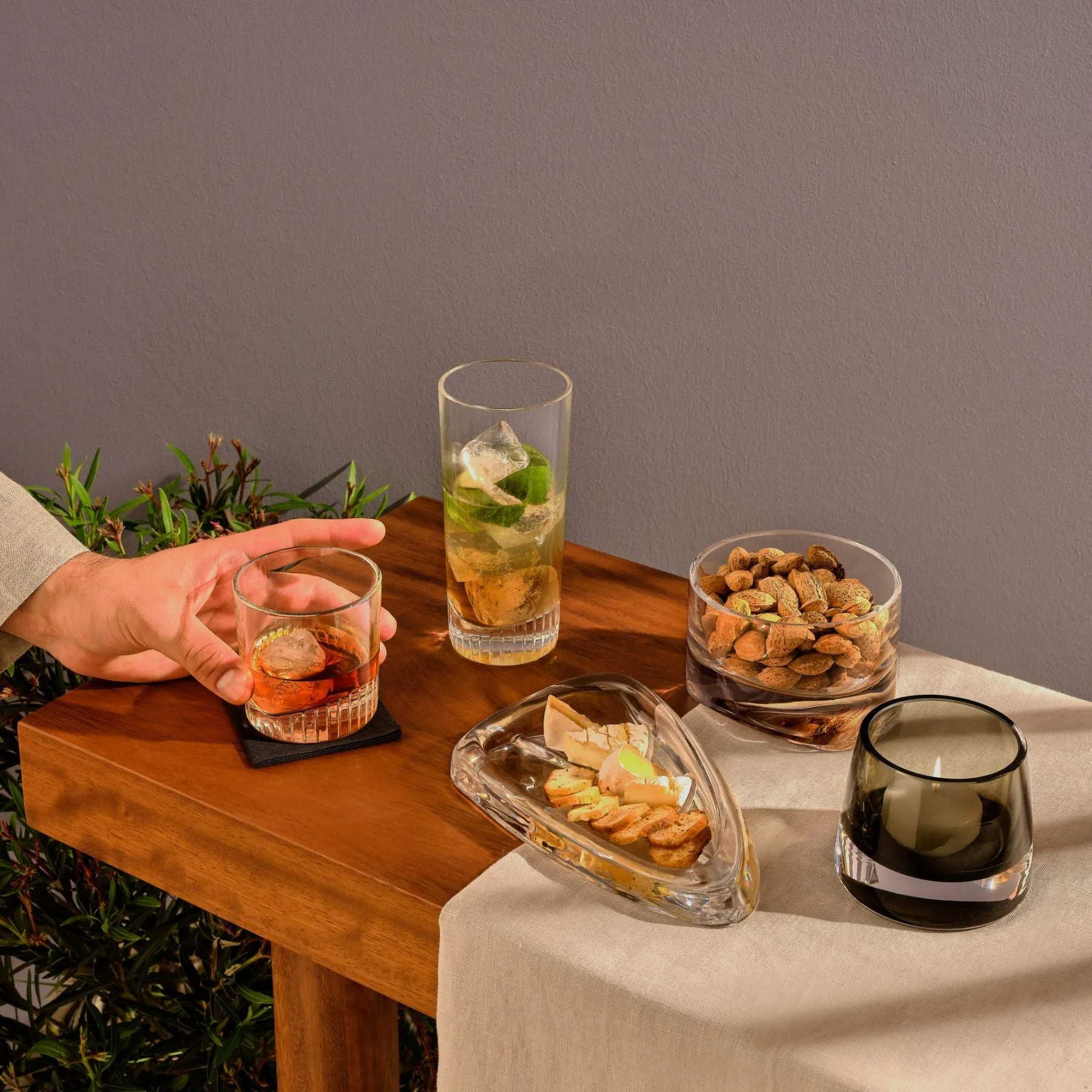 Caldera Set of 4 Whisky Glasses 11 oz