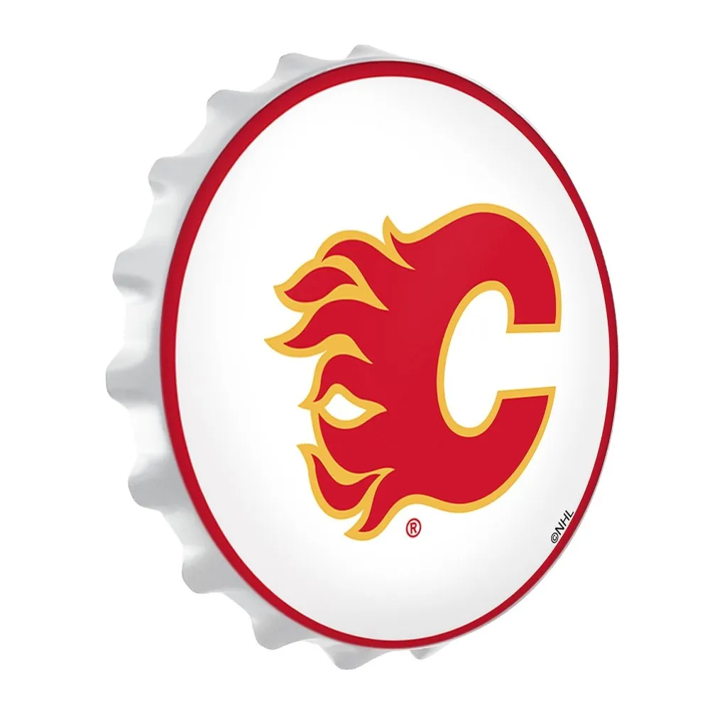 Calgary Flames: Bottle Cap Wall Light