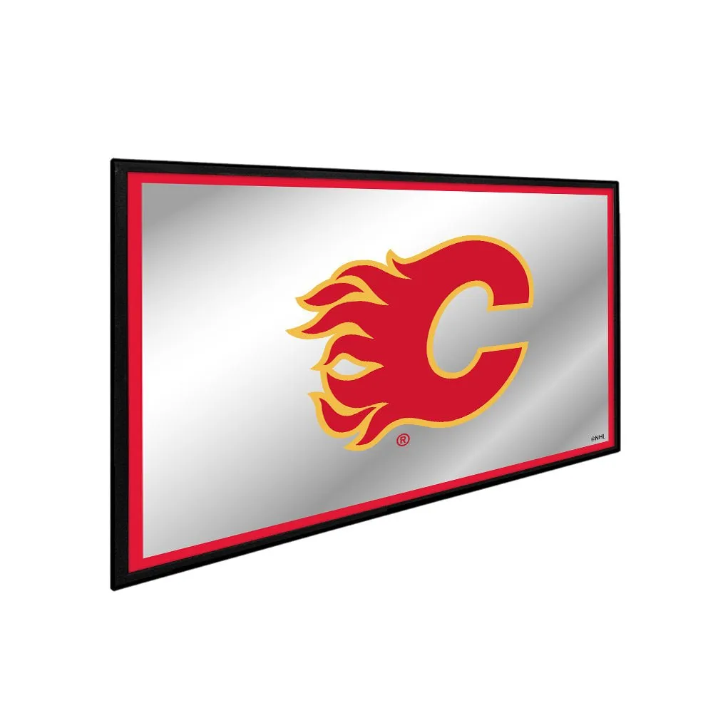 Calgary Flames: Framed Mirrored Wall Sign