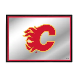 Calgary Flames: Framed Mirrored Wall Sign