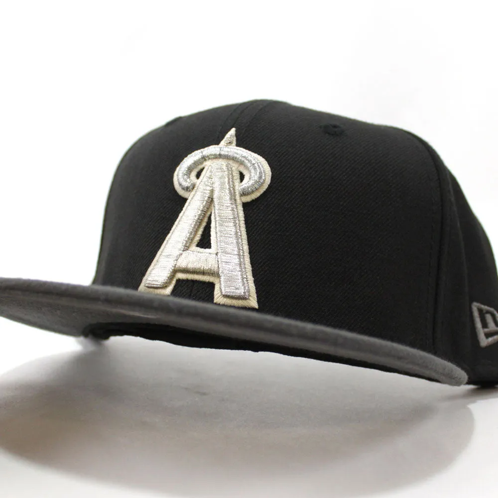 California Angels New Era 59Fifty Fitted Hat (Black Dark Gray)