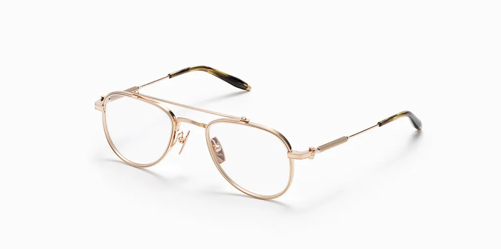 CALISTO-Brushed White Gold / Matte White Gold / Dark Tortoise