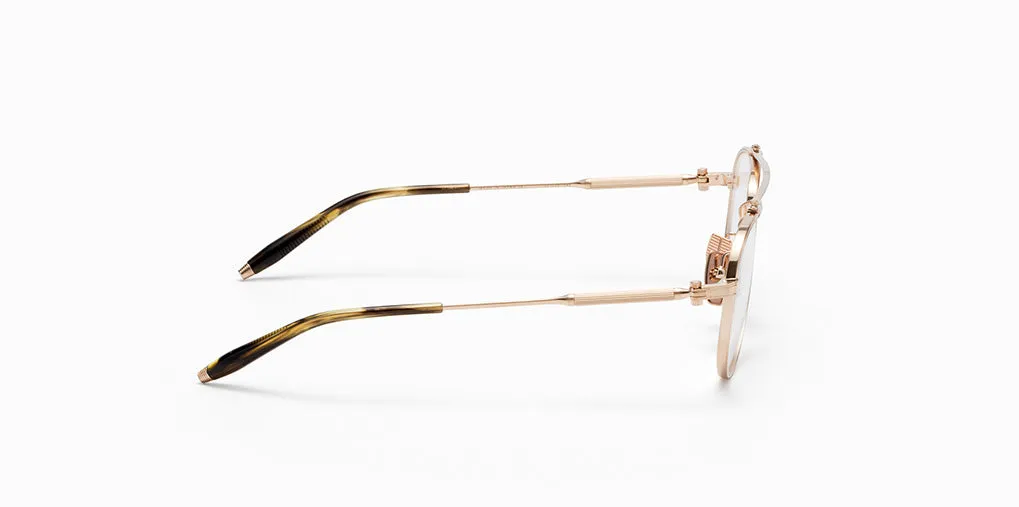 CALISTO-Brushed White Gold / Matte White Gold / Dark Tortoise