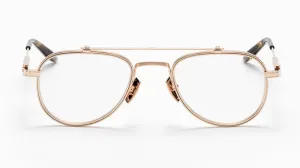 CALISTO-Brushed White Gold / Matte White Gold / Dark Tortoise