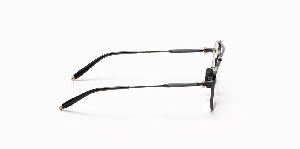 CALISTO RX-Brushed Black / Matte White Gold / Black Crystal