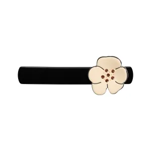 Camellia Crystal Small Ivory Hair Clip